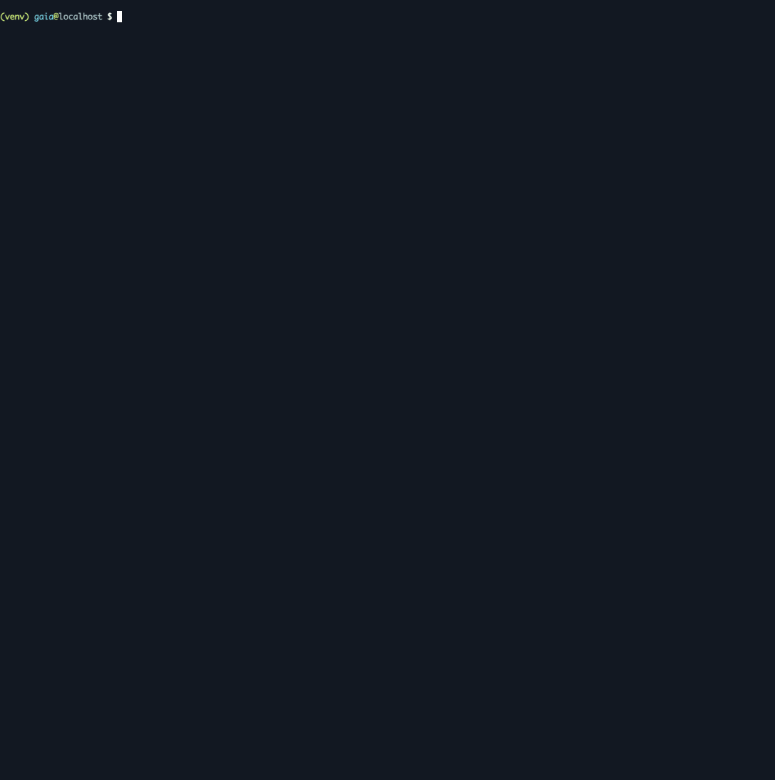 Gaia CLI demo