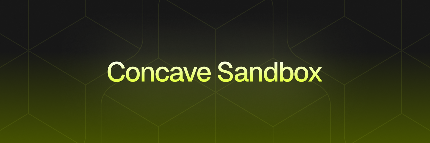Concave Sandbox Banner