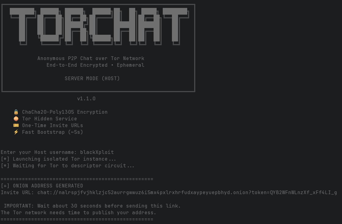 TorChat Demo