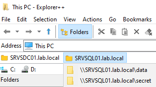 إشارات Explorer++ المرجعية