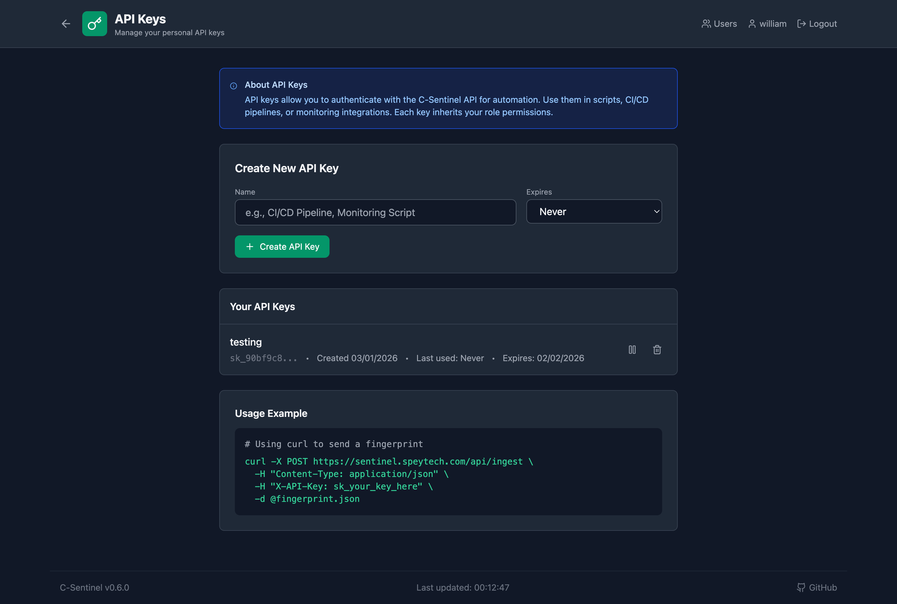 API Keys