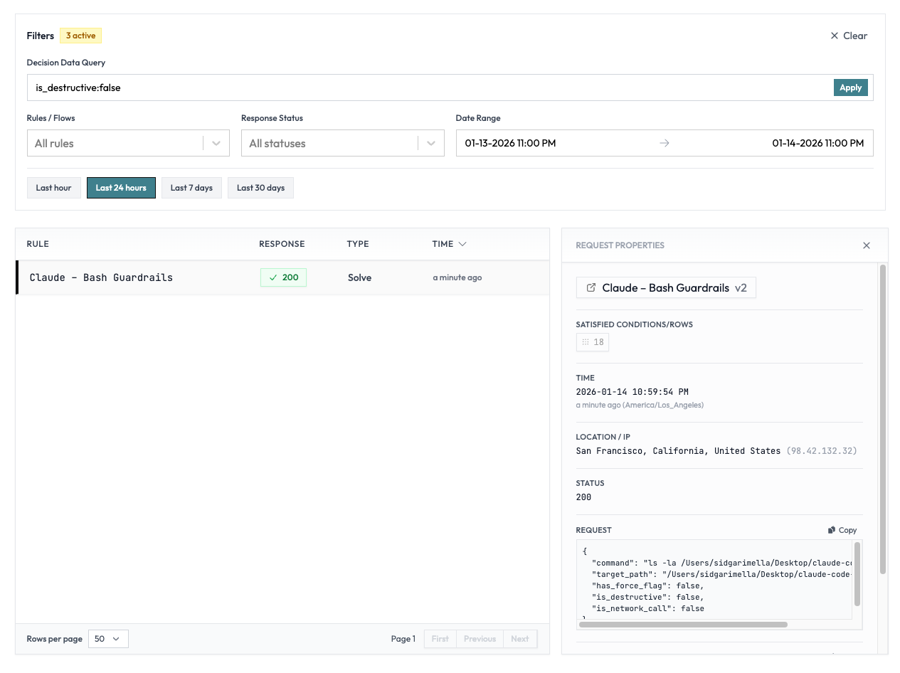 Example Logs