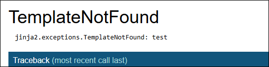 Jinja2 error