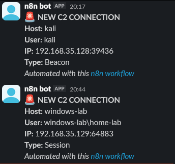 Slack सूचना