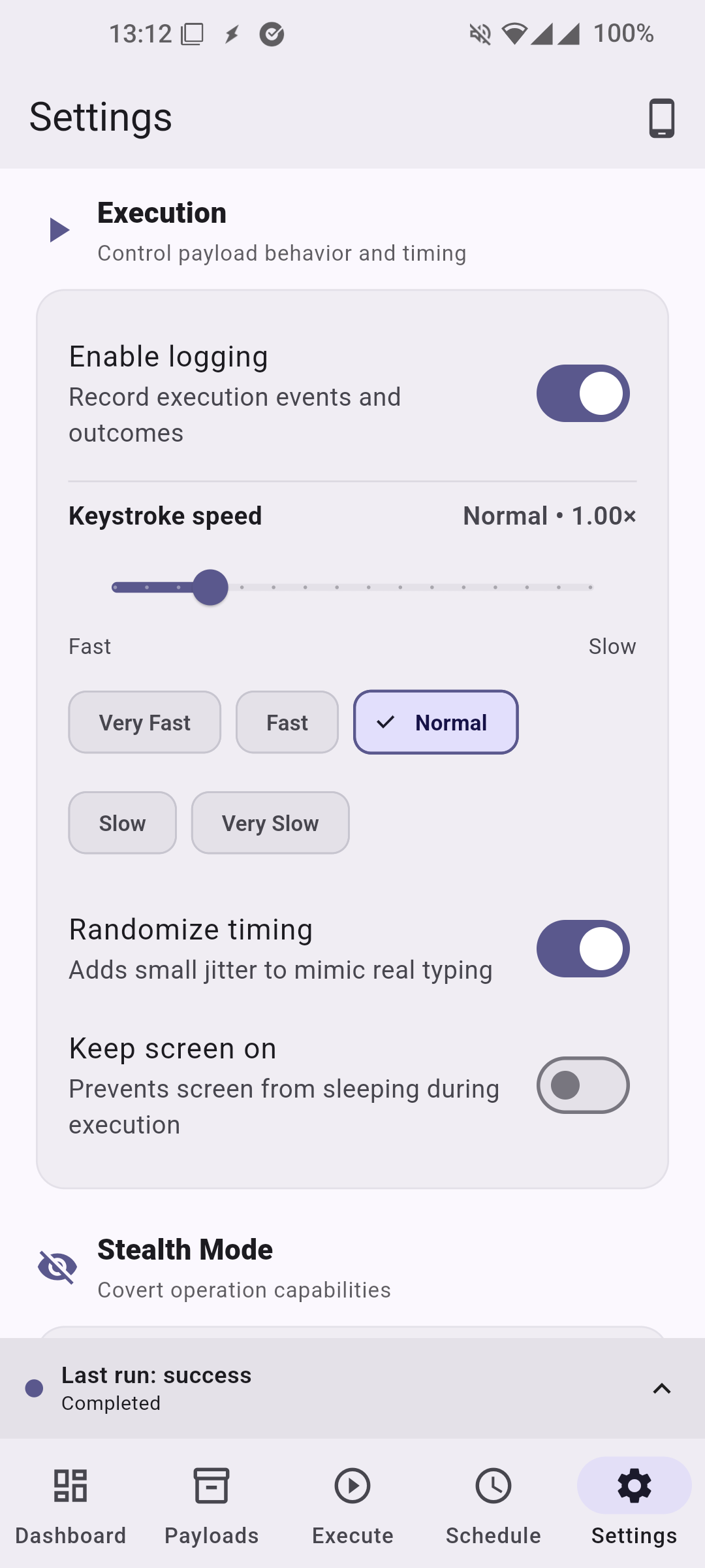 Schermata app TapDucky 2