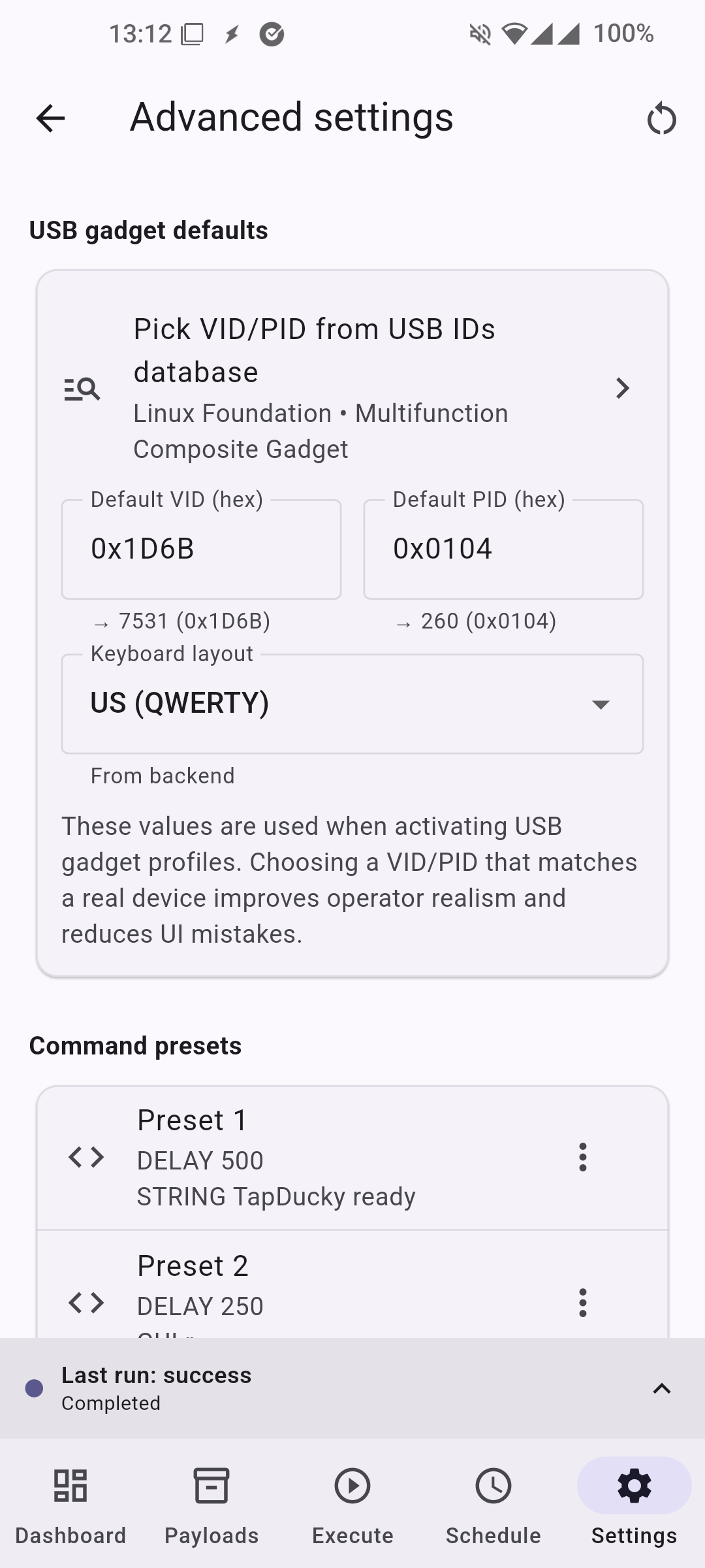 Schermata app TapDucky 3