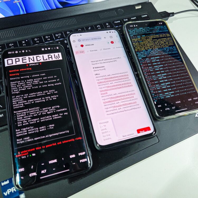 OpenClaw 在 Android 上运行。