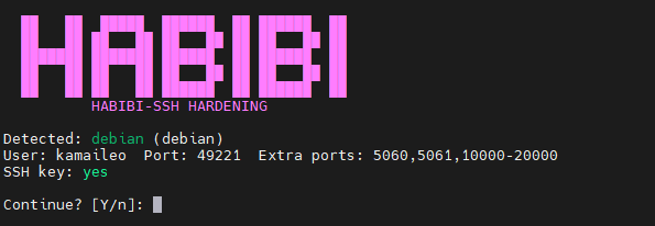 SSH Hardening — prompt do script