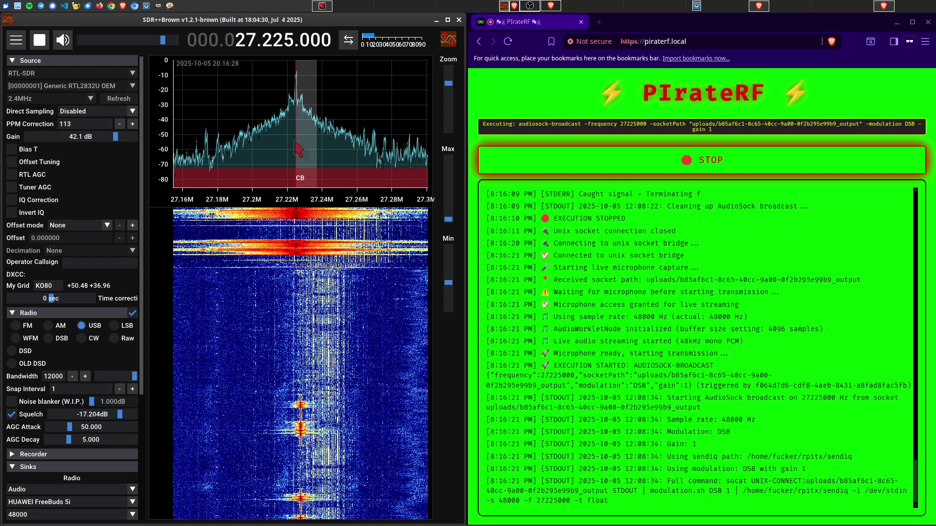 Live Microphone Broadcast Demo