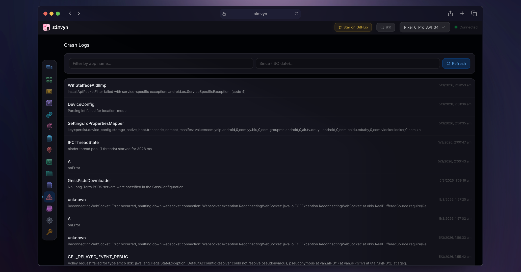 Crash Logs
