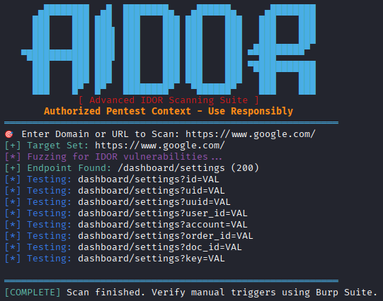 AIDOR Screenshot