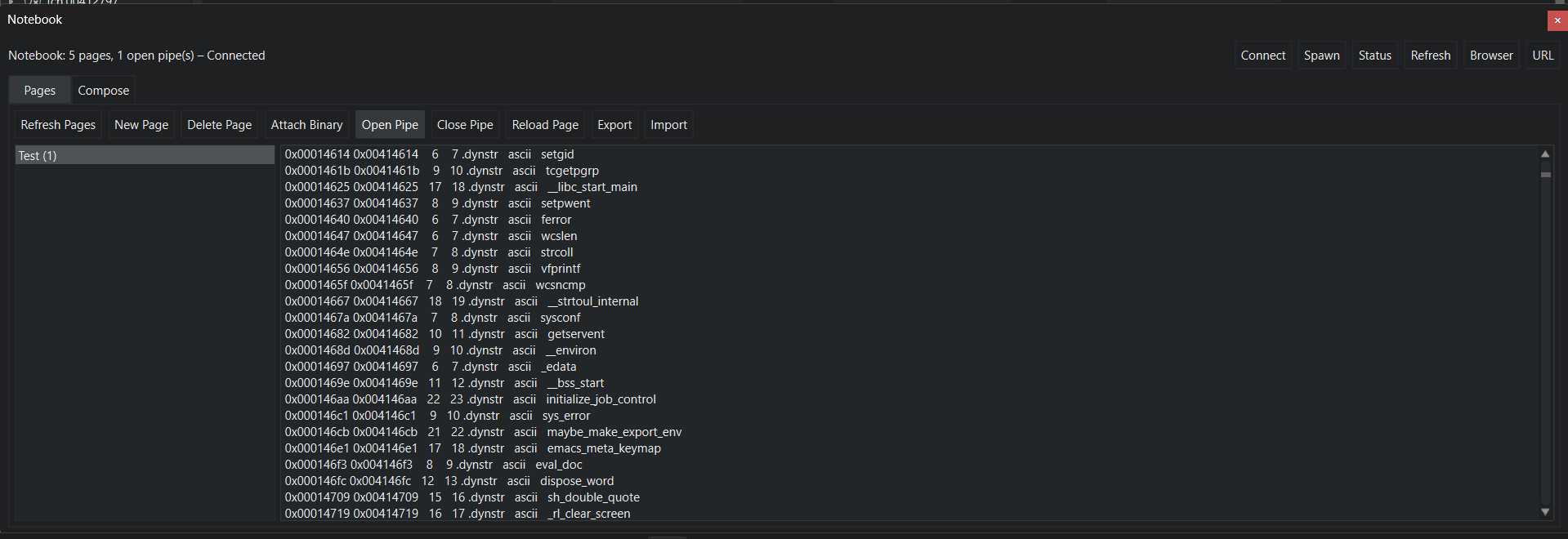 Cutter plugin integration screenshot 1