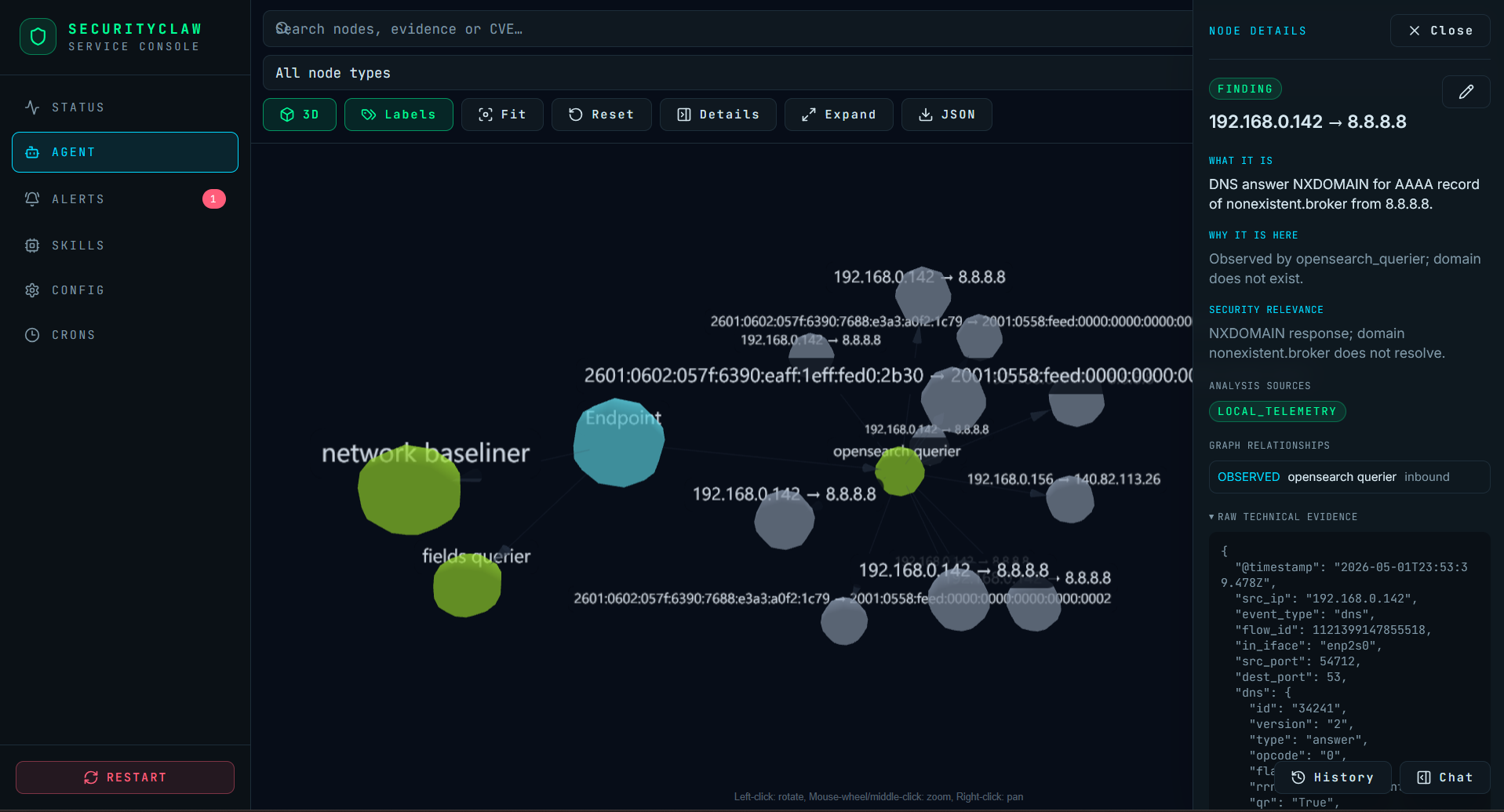 SecurityClaw Web Interface