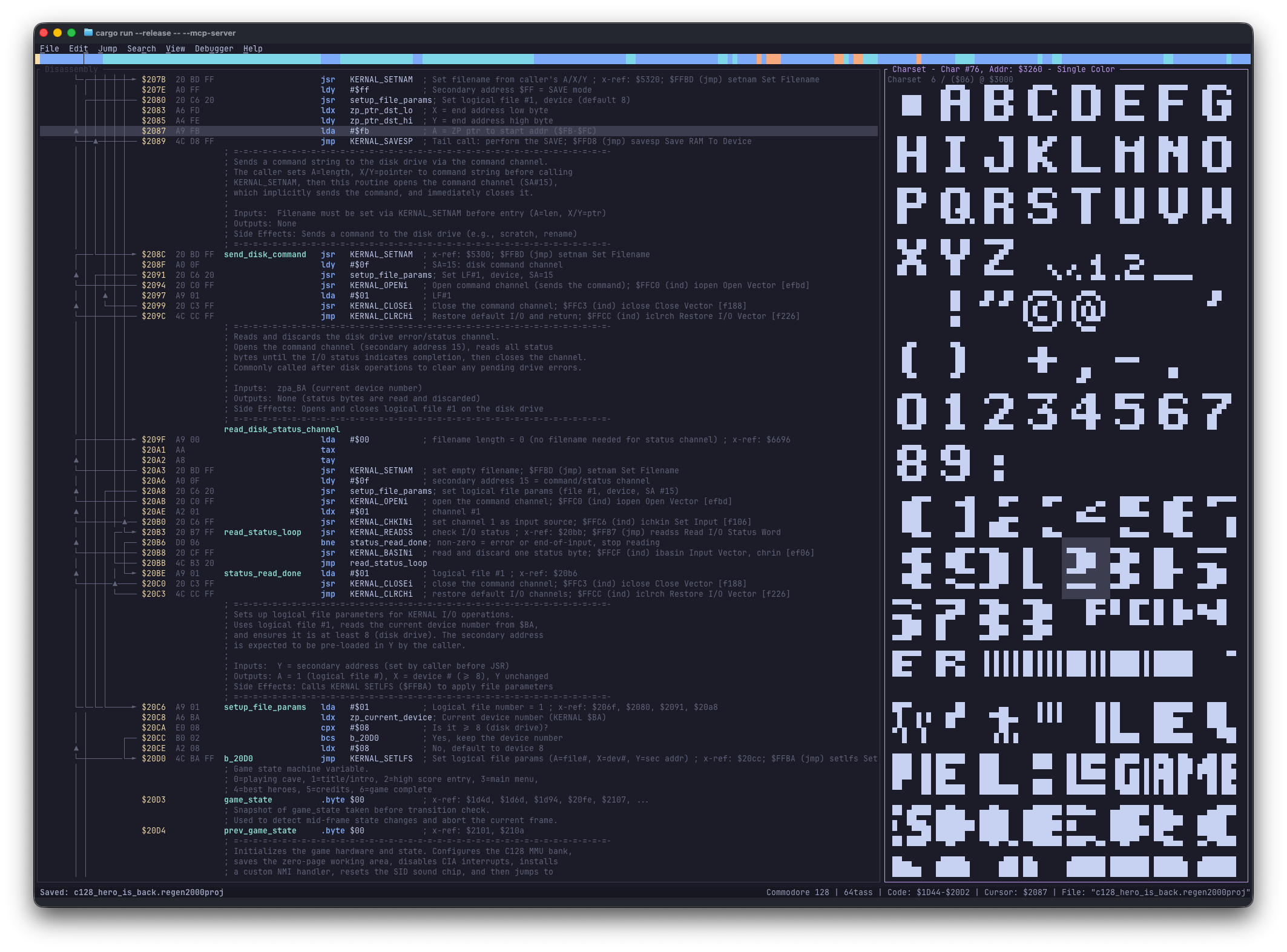 charset screenshot