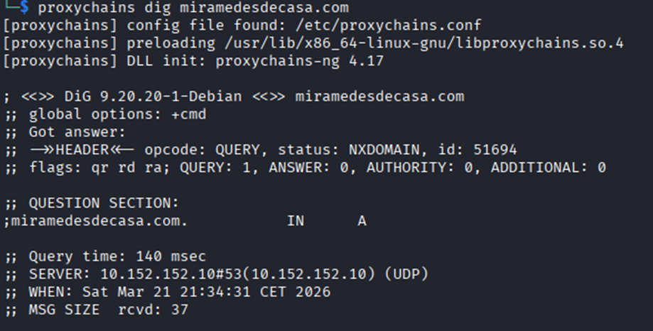 NXDOMAIN