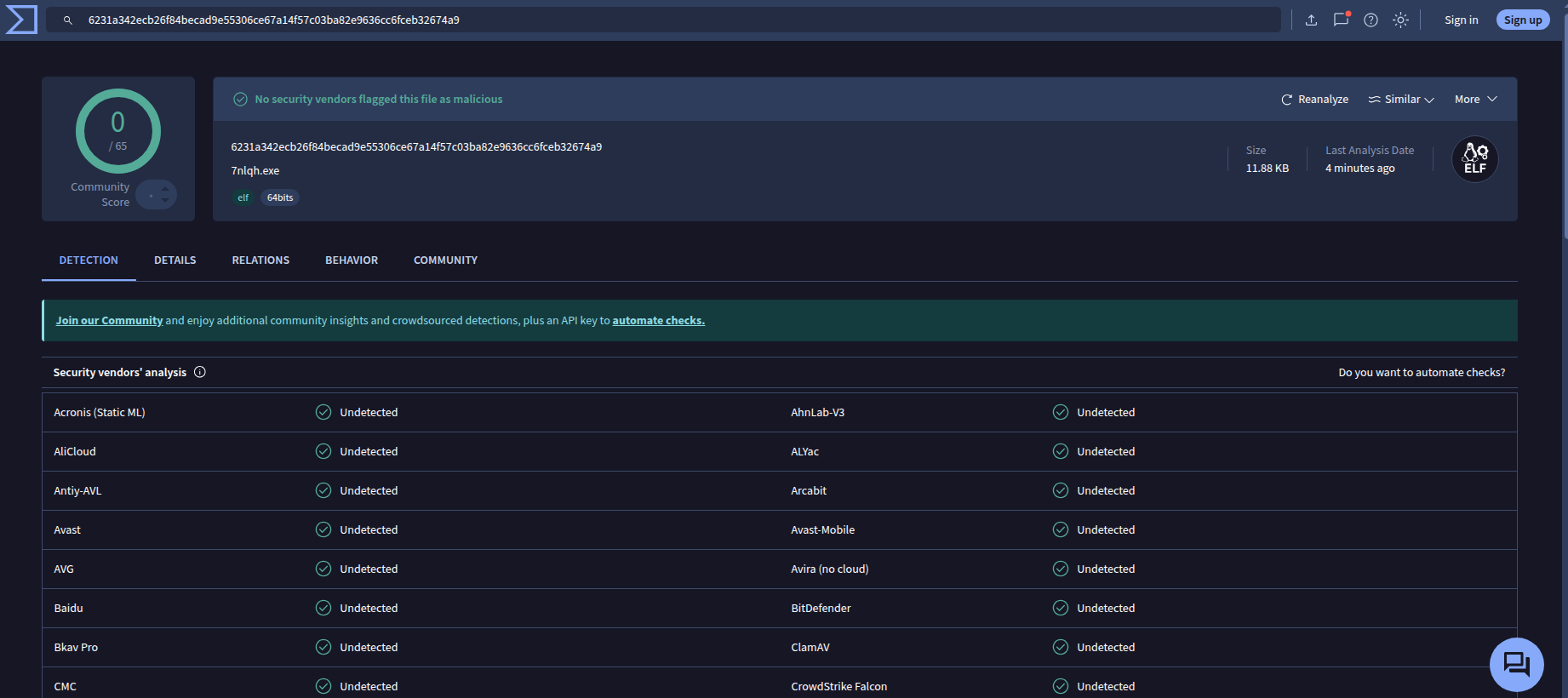 VirusTotal 静态规避