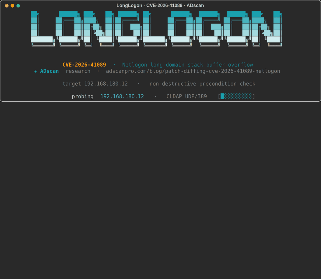 LongLogon checking a domain controller