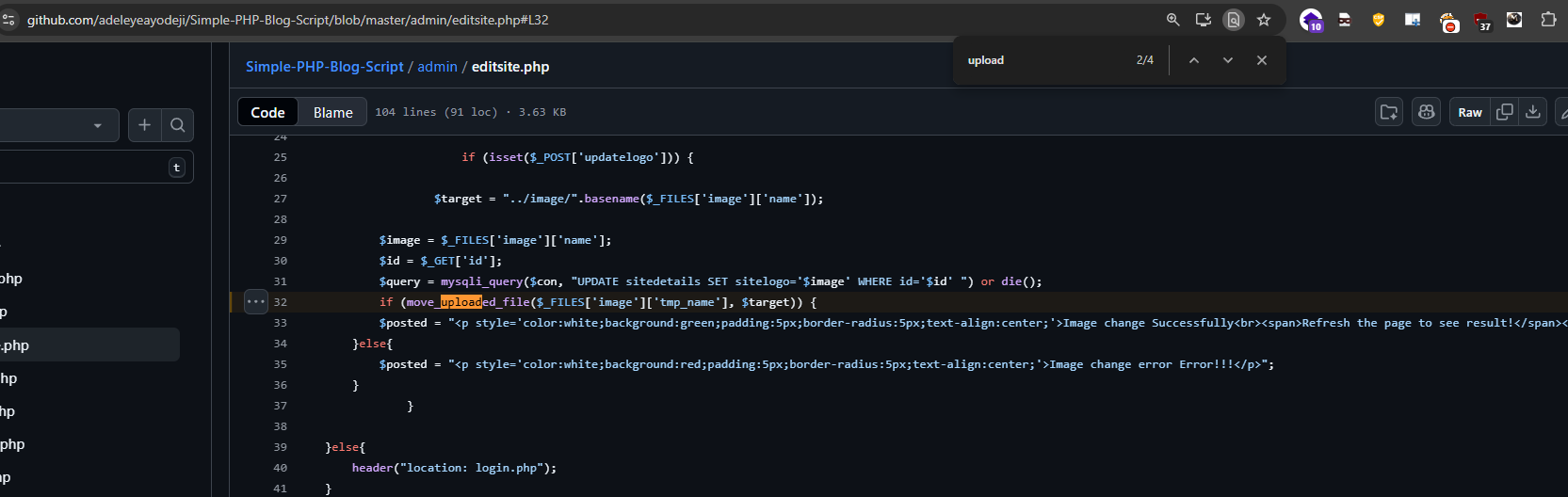 code