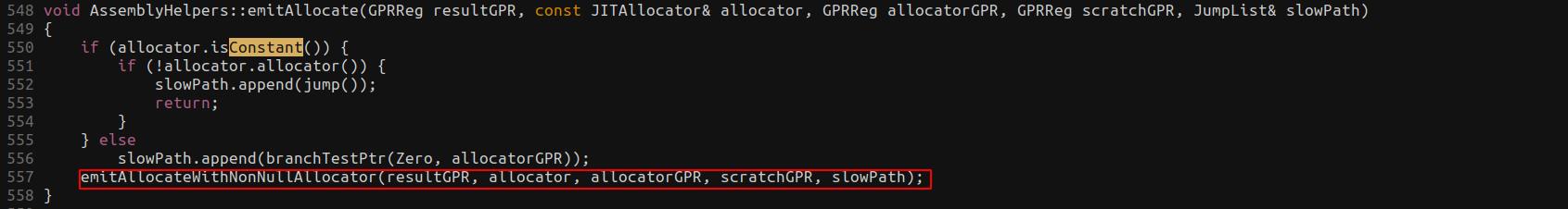 emitAllocate