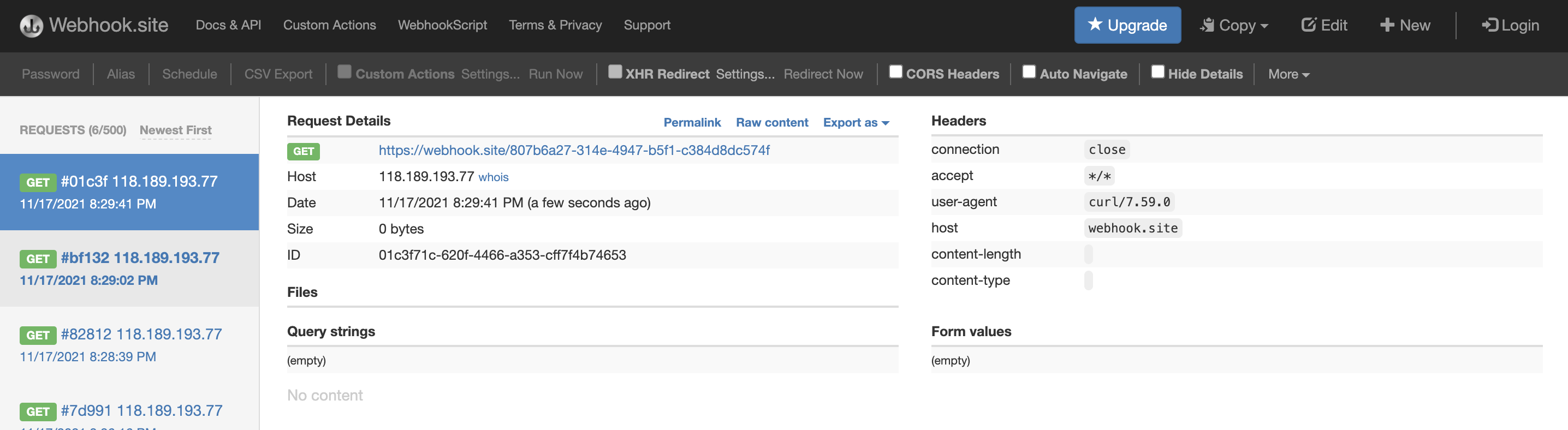 Webhook
