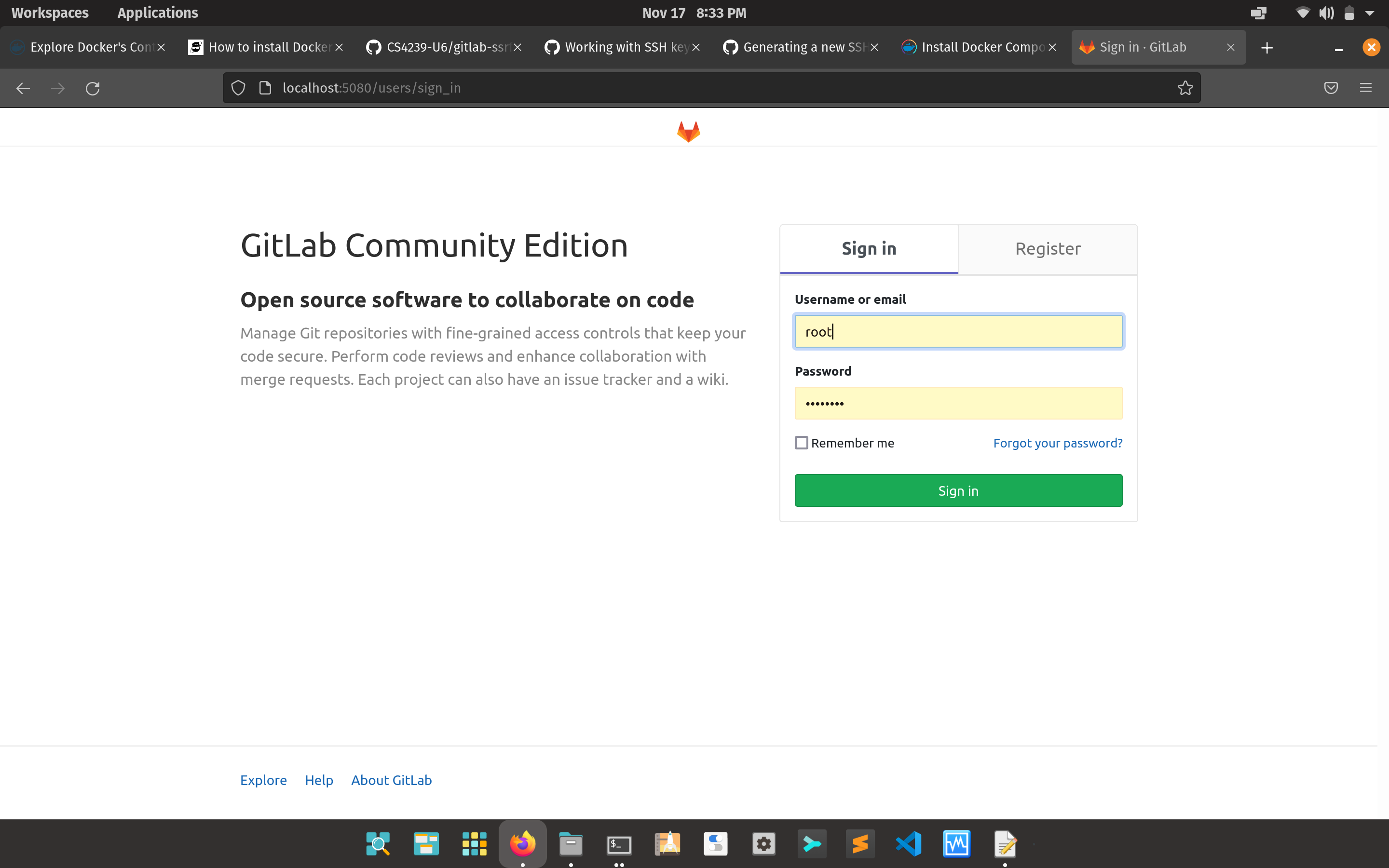 Login Page