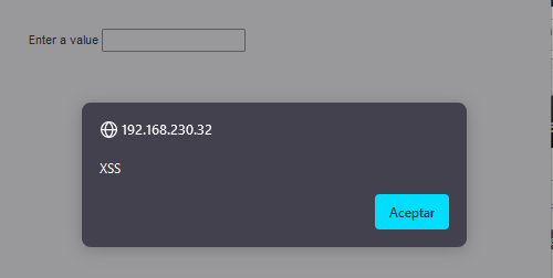 XSS Riuscito