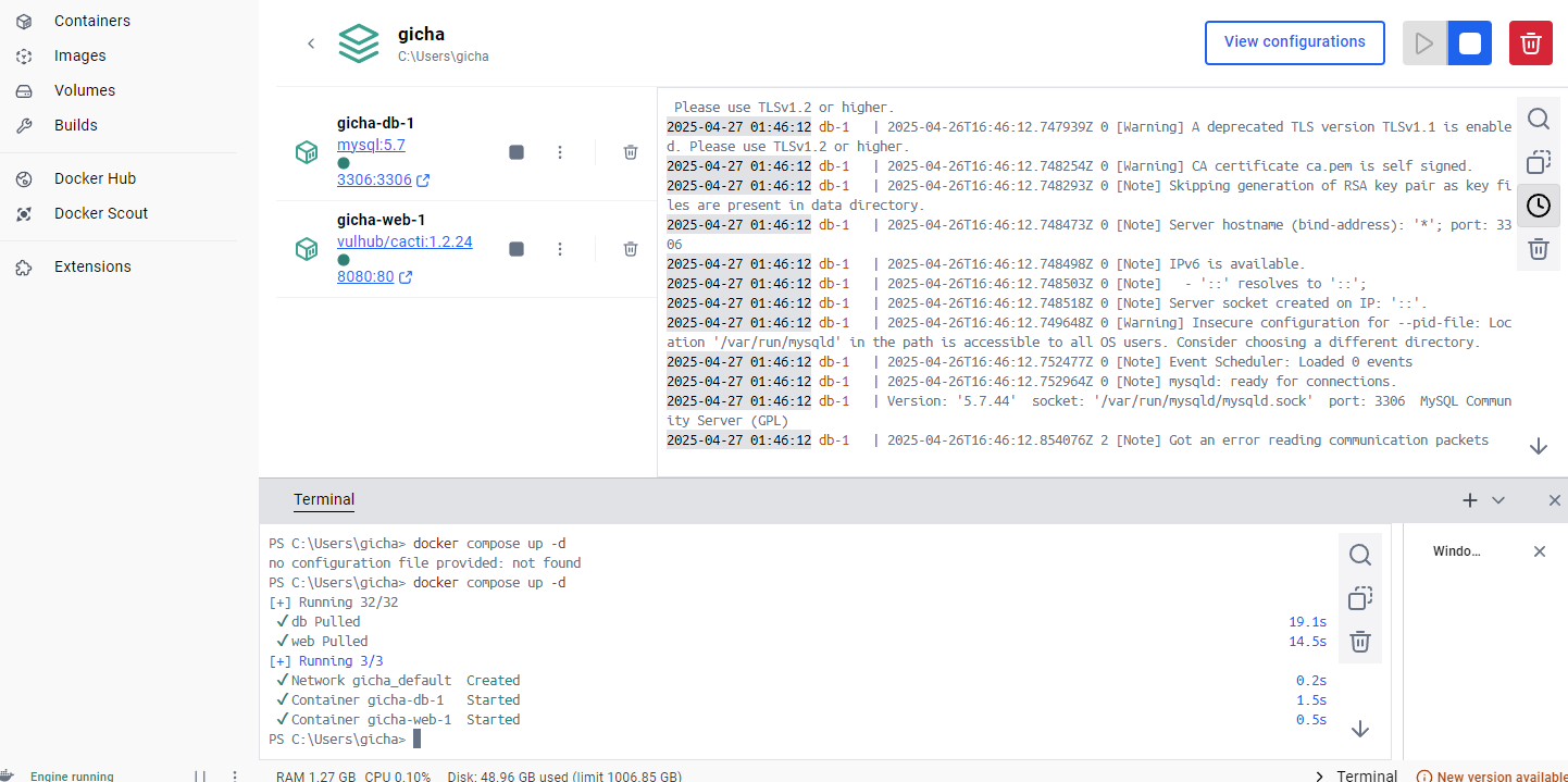 Configuration de l'environnement Docker PoC