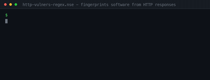 http-vulners-regex.nse against scanme.nmap.org