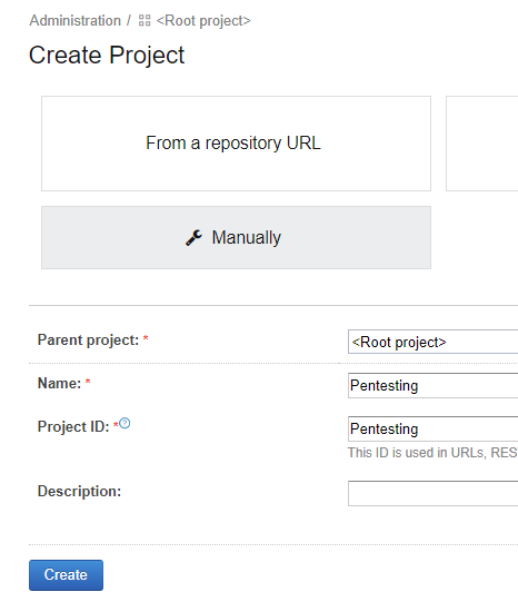 Crear proyecto