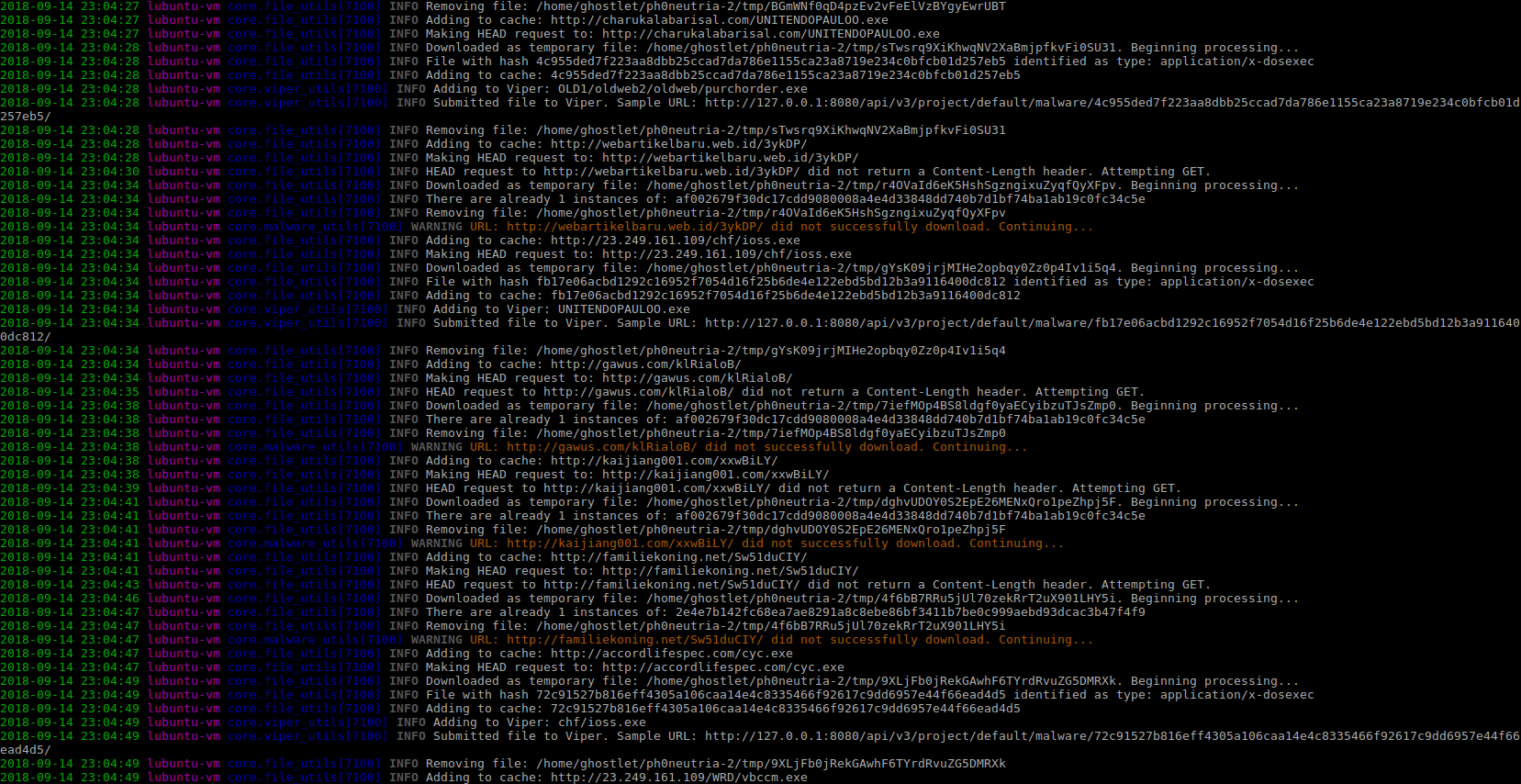 استرجاع الملفات CLI