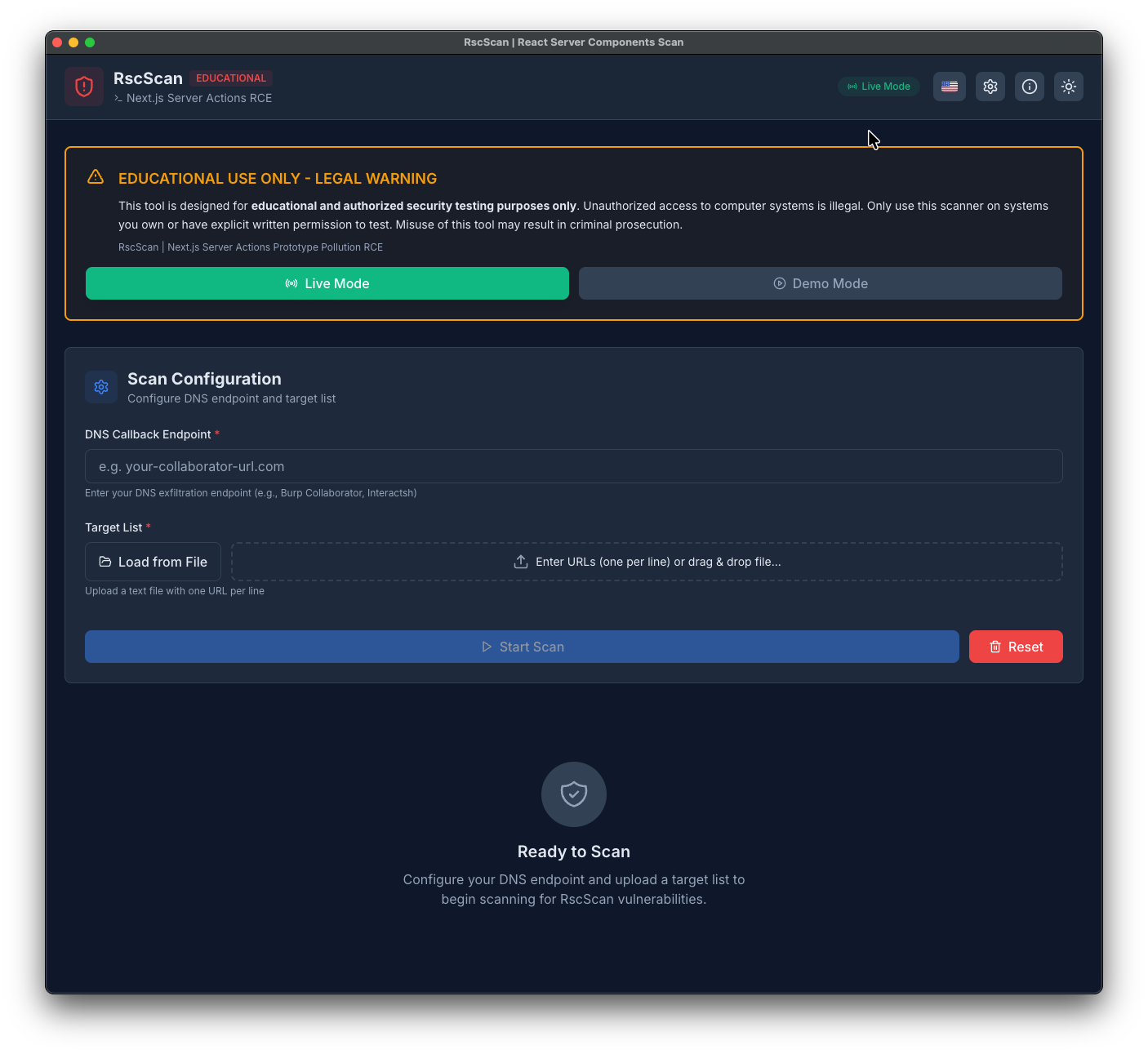English Interface