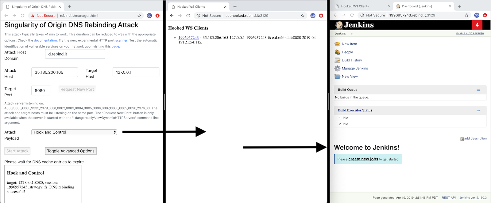 Recupera una home page di applicazione