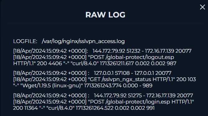 Logs do Nginx
