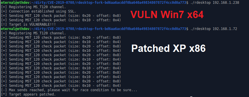 CVE-2019-0708 スキャナー
