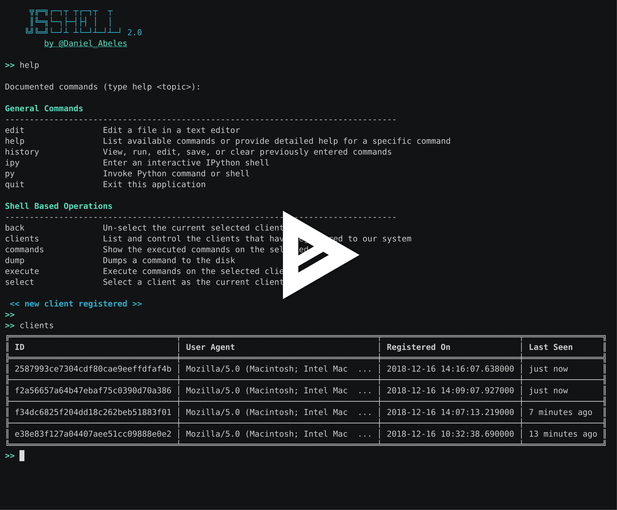 asciicast