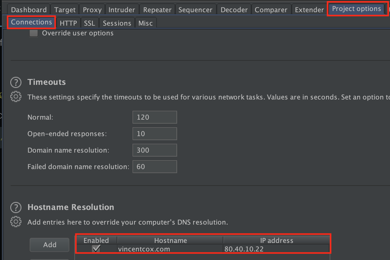 Burp Suite 设置