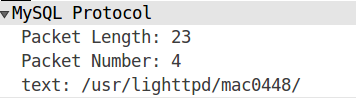 Réponse MySQL OK