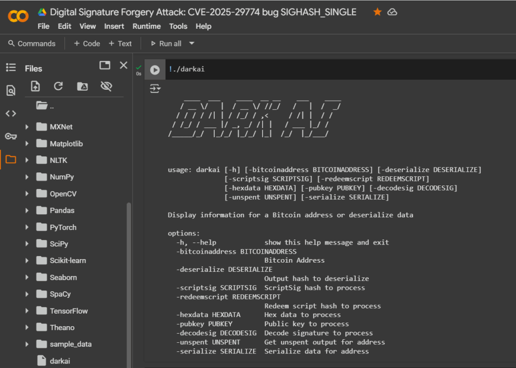 Digital Signature Forgery Attack: How CVE-2025-29774 Vulnerabilities and the SIGHASH_SINGLE Bug Threaten Multi-Signature Wallets Methods of Operations with Fake RawTX