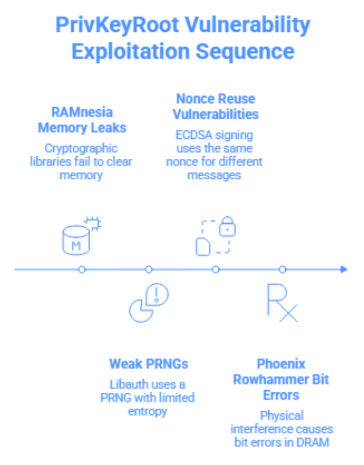 RAMnesia Attack: Eine wissenschaftliche Studie über WireTap-Bedrohungen für die Bitcoin-Infrastruktur und Hardware-Schwachstellen CVE-2025-6202, CVE-2023-39910 kryptanalytische Methoden zur ECDSA-Schlüsselwiederherstellung
