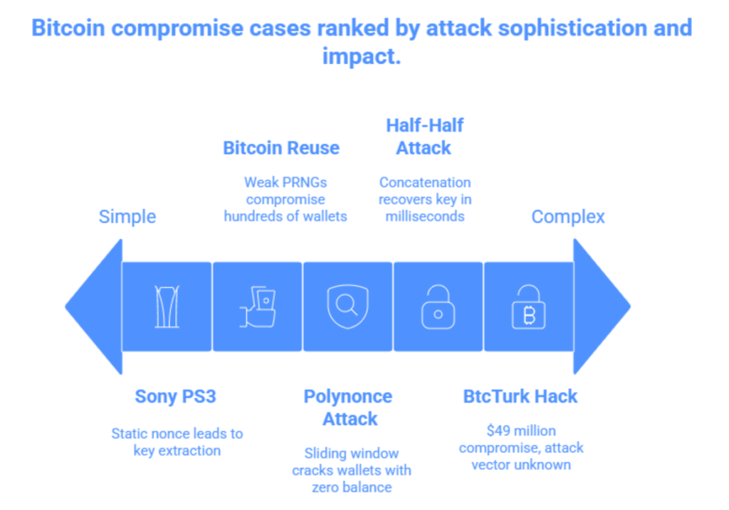 RAMnesia Attack: A Scientific Study of WireTap's Threats to Bitcoin Infrastructure and Hardware Vulnerabilities CVE-2025-6202, CVE-2023-39910 Cryptanalytic Methods for ECDSA Key Recovery