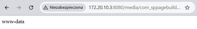 نتيجة whoami عبر HTTP