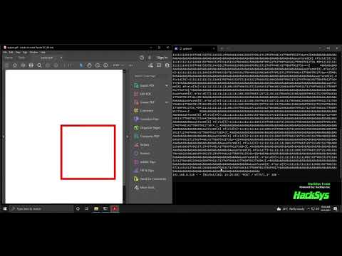 एडोब रीडर - XFA - ANSI - Unicode भ्रम सूचना लीक शोषण
