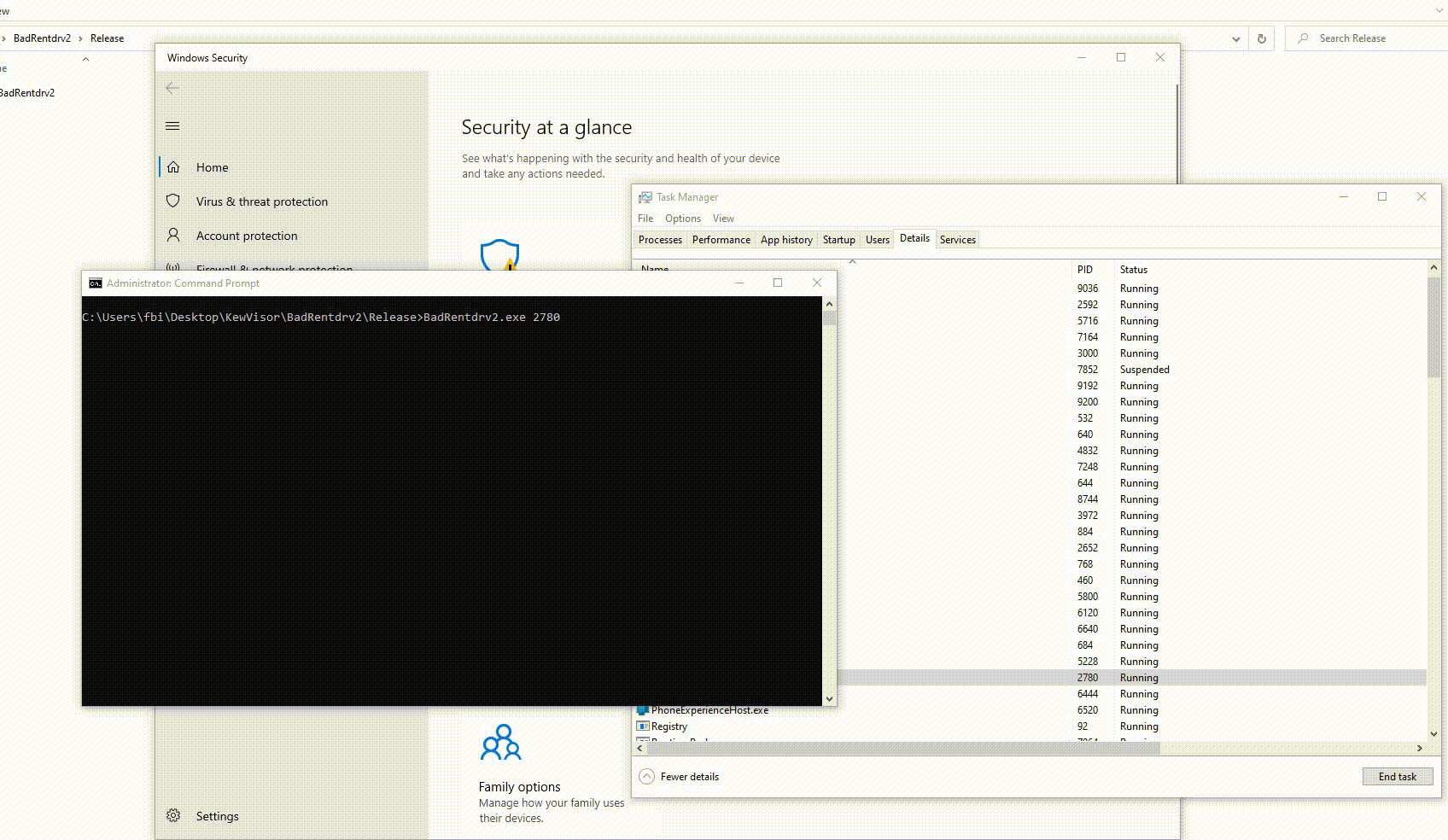 Windows Defender测试
